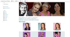 Desktop Screenshot of josiedavisfans.com